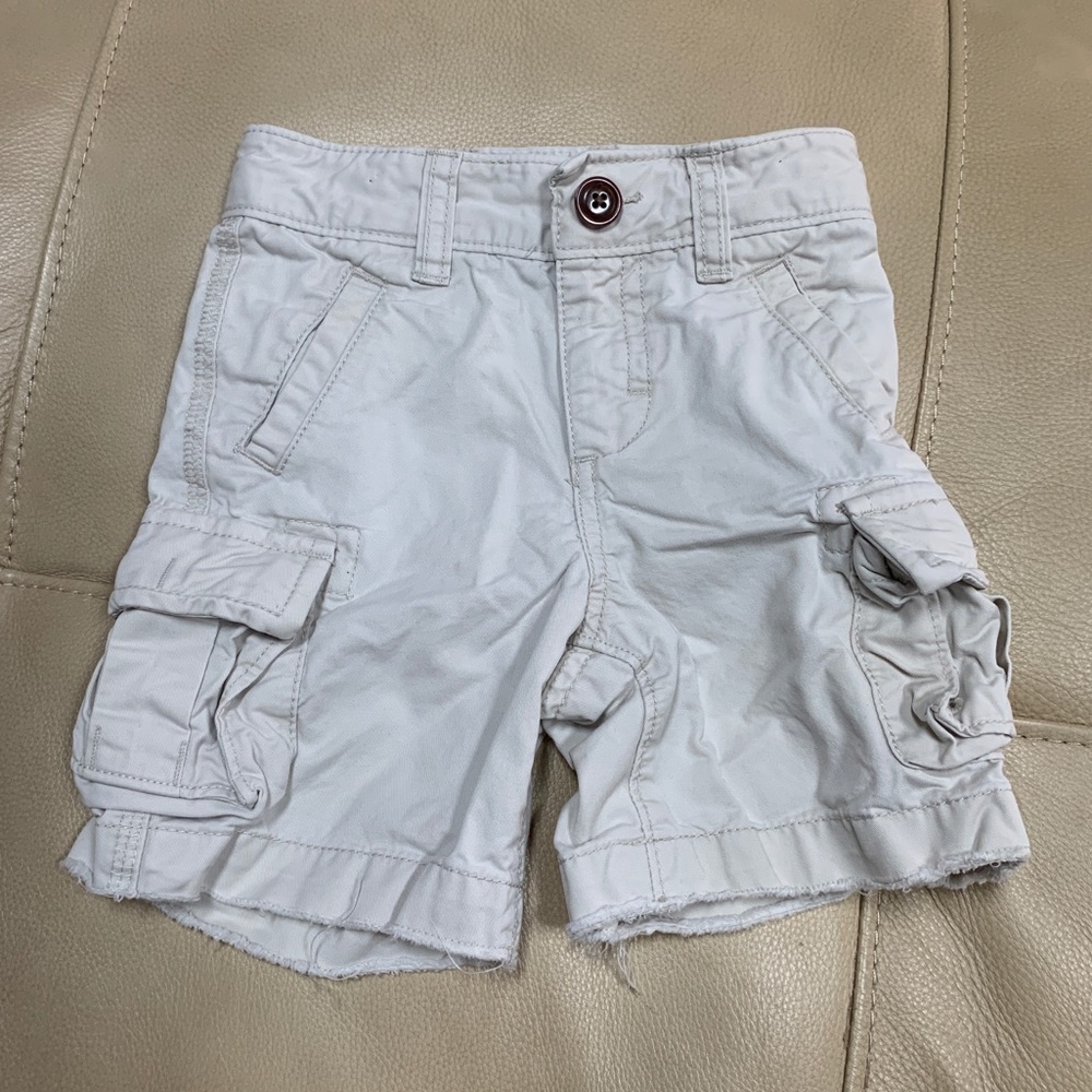 GAP Cargo-Style Khaki Shorts, 12-18 mo